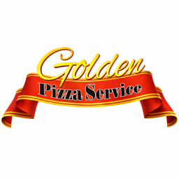 Golden Pizza Service logo.